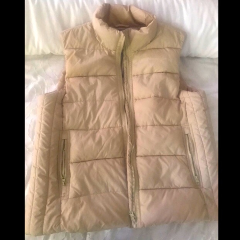 LAURA SCOTT Ivory Bomber Vest